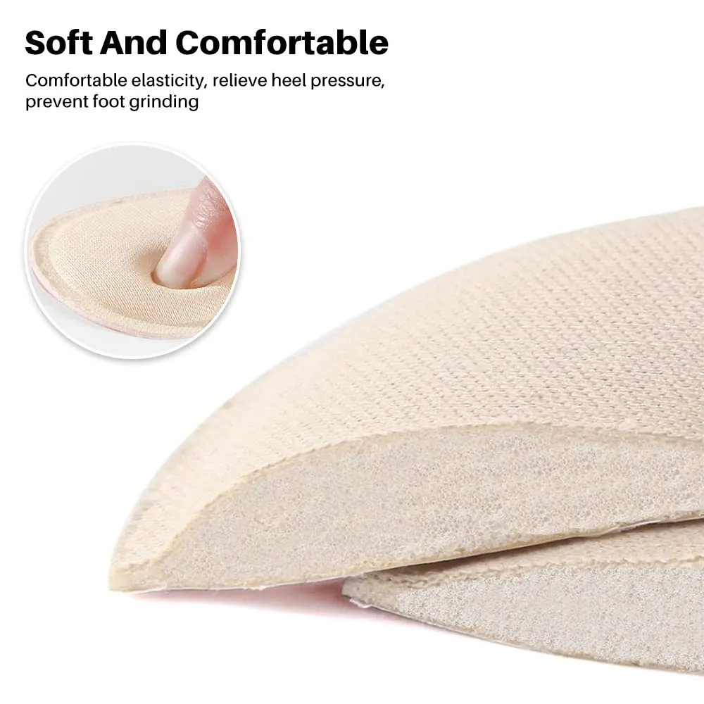 6 Pairs Heel Grips Liner Self Adhesive Shoe Insoles Foot Care Protector Heel Pain Relief Heel Cushion Stickers Foot Protector Pads for Women Men A1GGXT (A) A