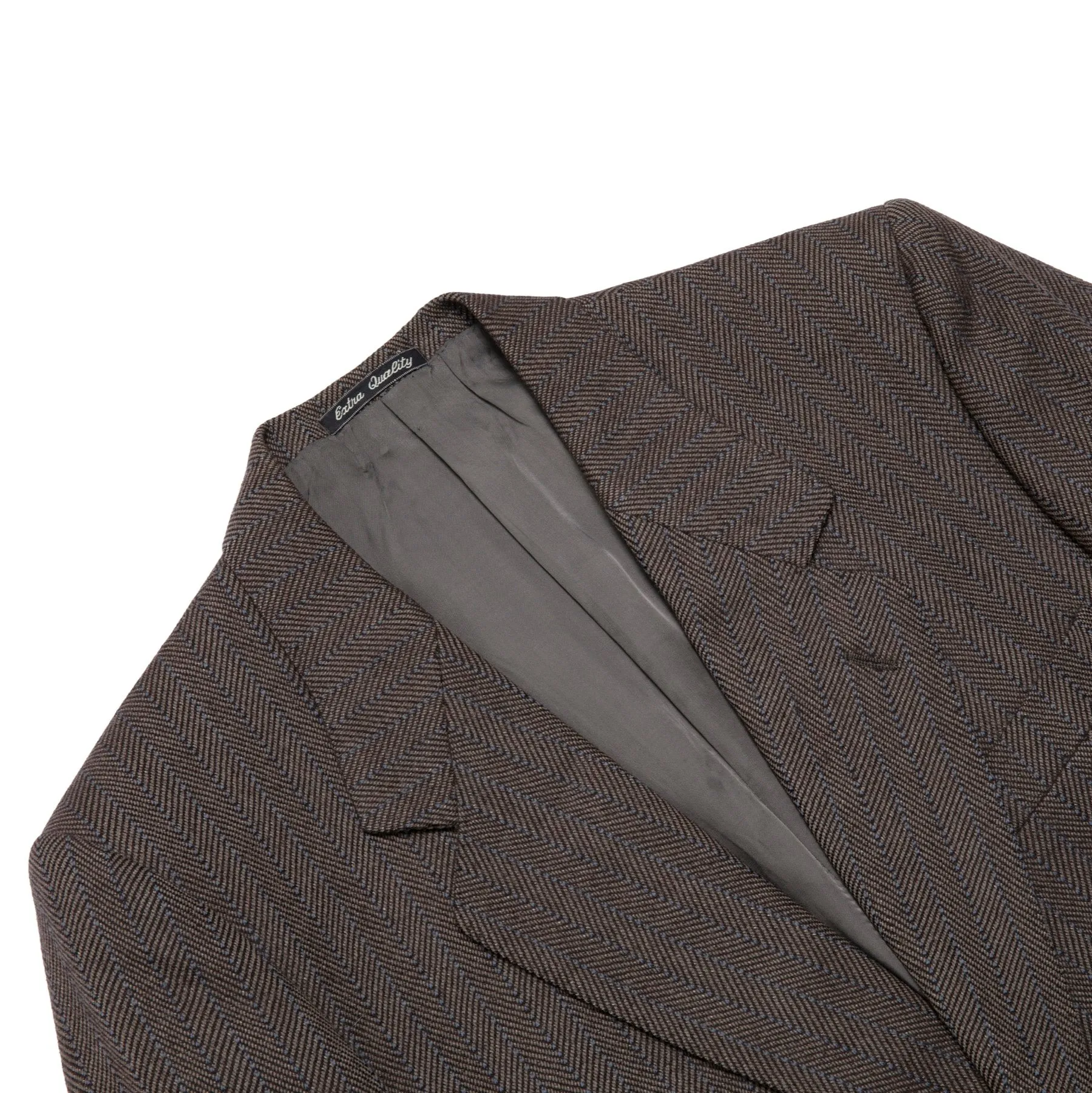 60s Virgin Wool Herringbone Weave Ivy League Sport Coat