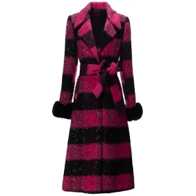 Andi Wool  Blends Sequins Coat