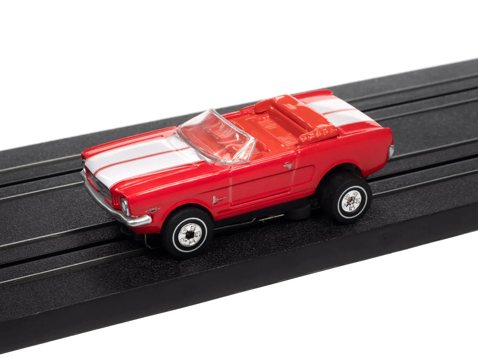 Auto World ThunderJet 1965 Ford Mustang Convertible red