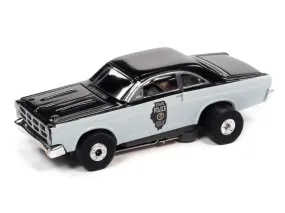 Auto World ThunderJet 1967 Ford Fairlane Police Car white
