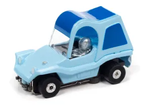 Auto World ThunderJet Sand Van blue