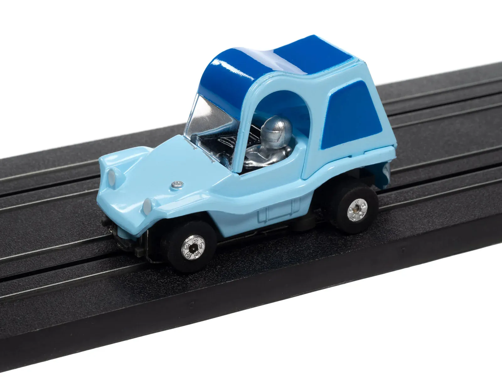 Auto World ThunderJet Sand Van blue