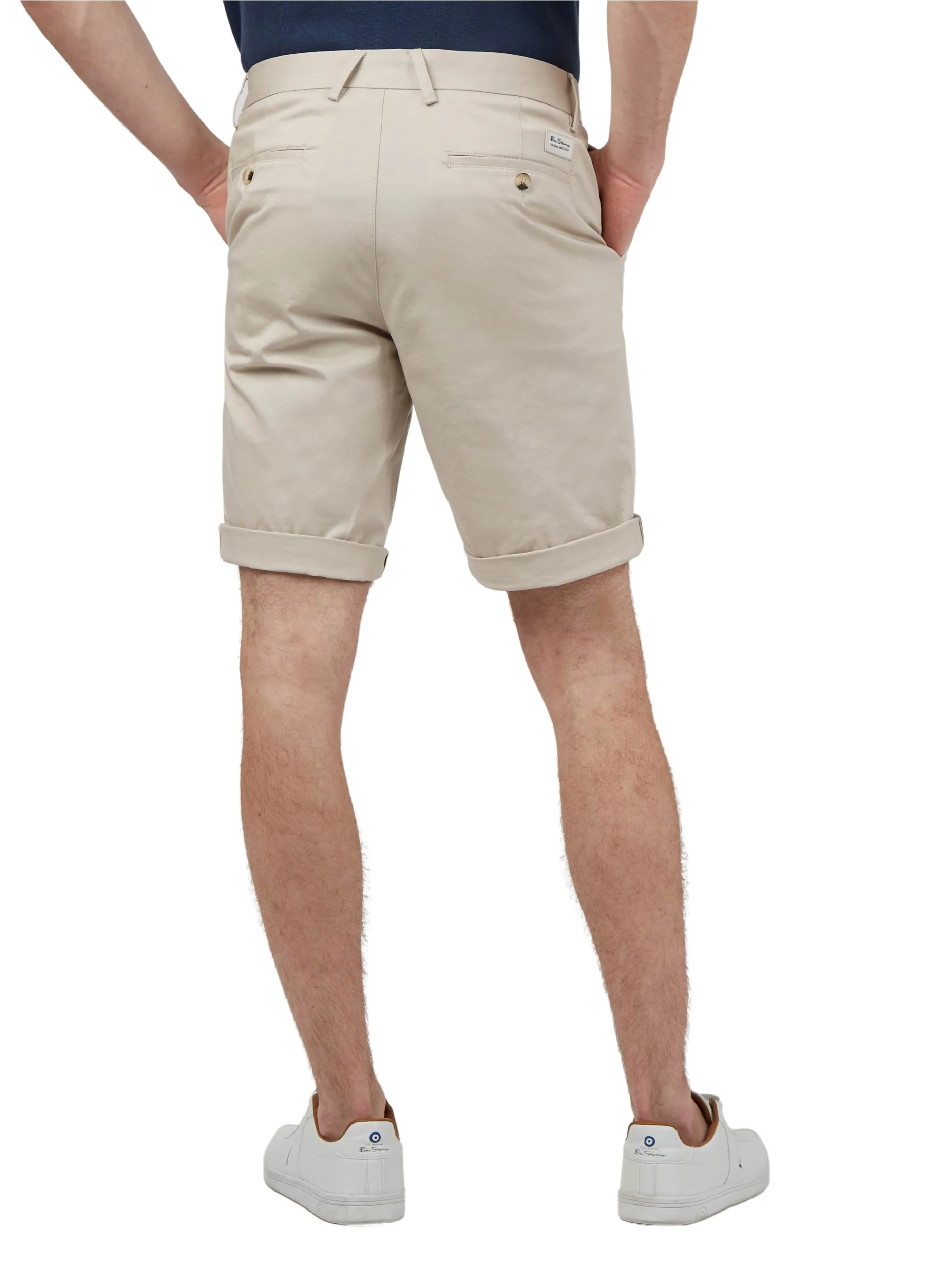 Ben Sherman Signature Slim Stretch Chino Shorts - Stone
