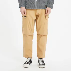 Boysnextdoor Wide Cargo Chino Pants in Khaki