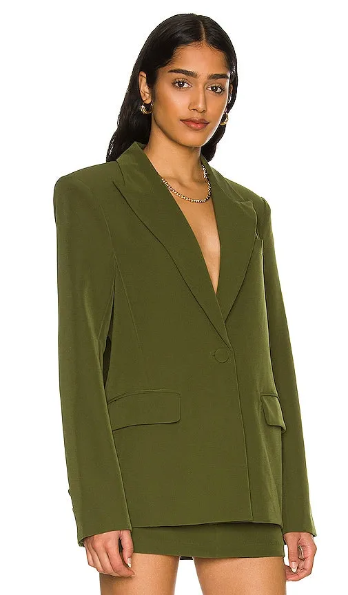 Camila Coelho Morena Blazer in Army