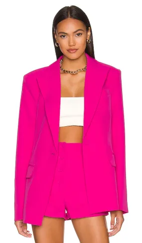 Camila Coelho Morena Blazer in Fuchsia