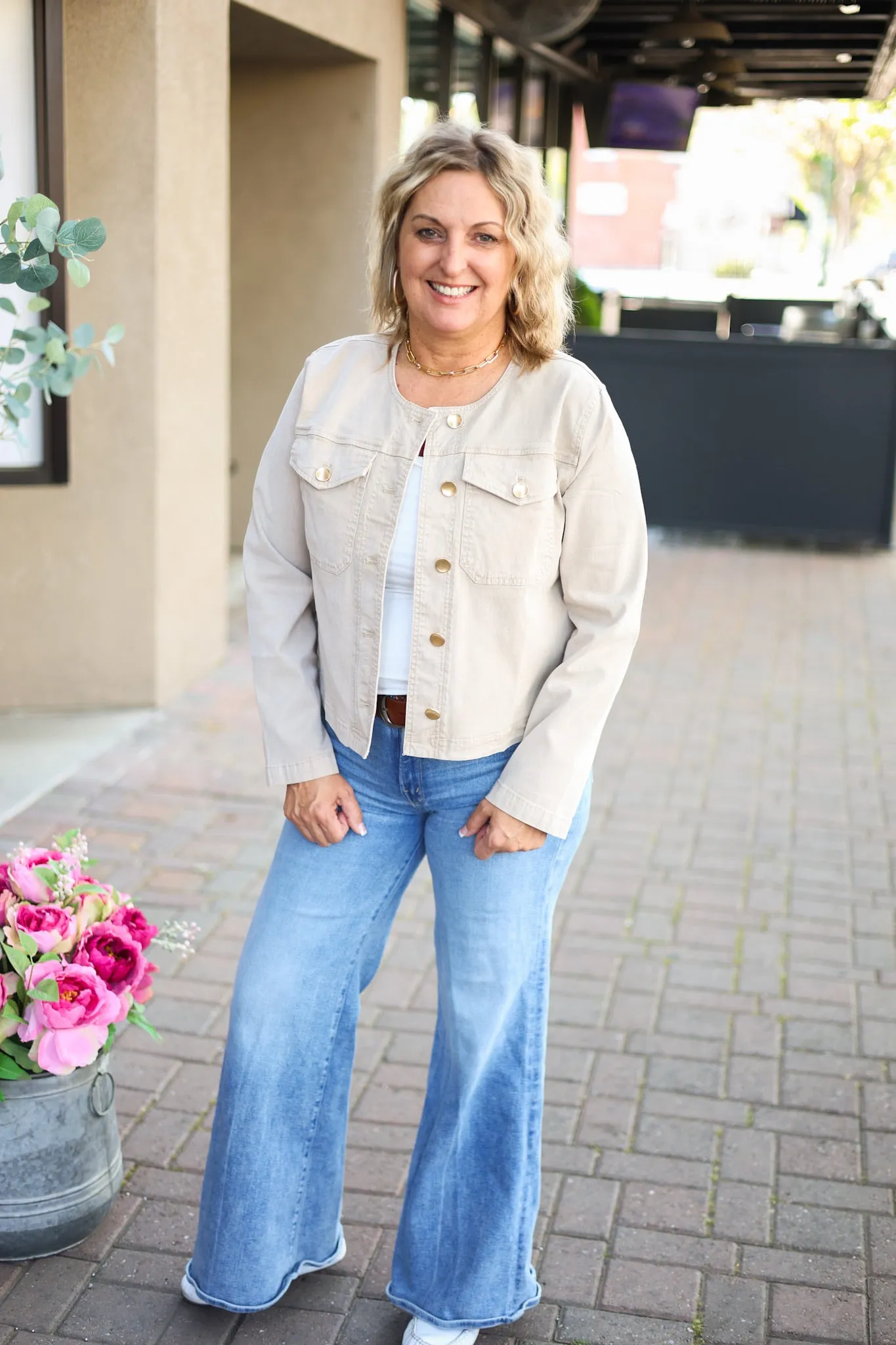 Camille Jacket- Sand