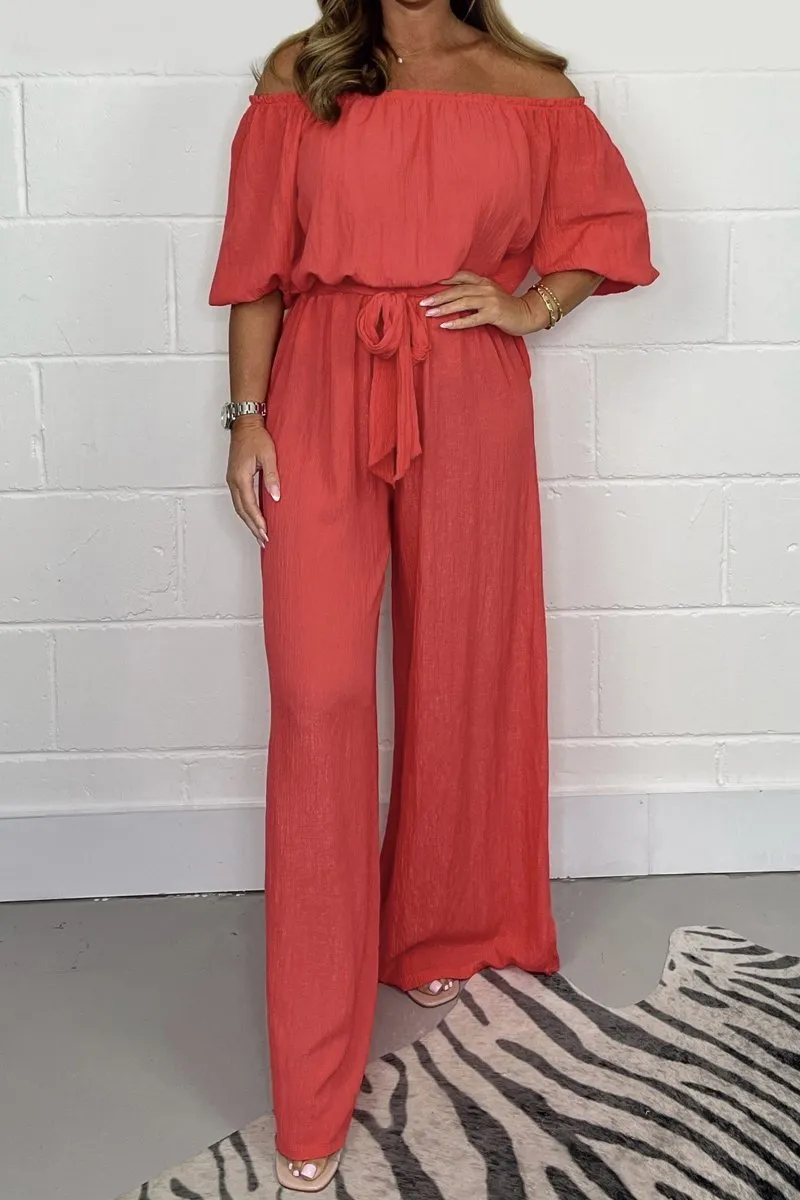 Casual one shoulder suit