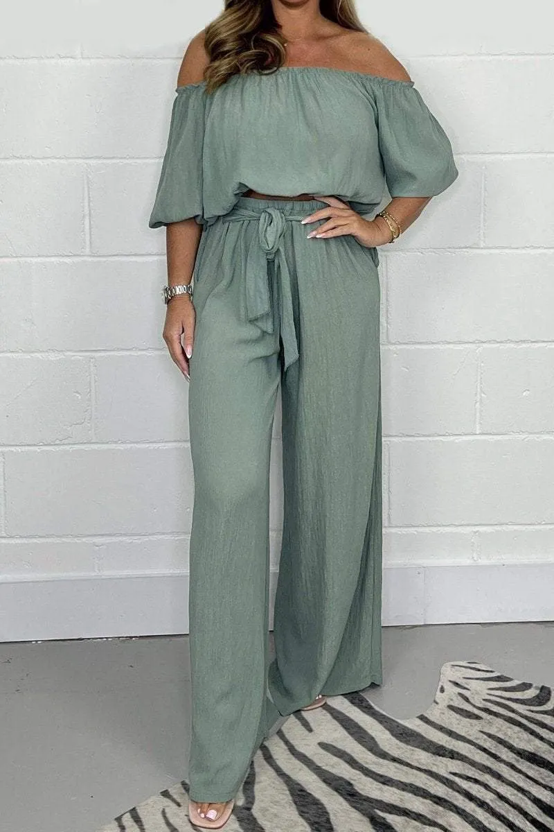Casual one shoulder suit