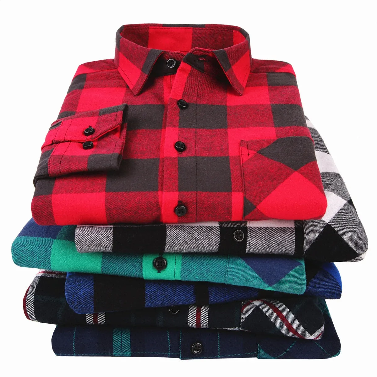 Casual Plaid Slim Fit Cotton Shirts That are Soft and Comfortable