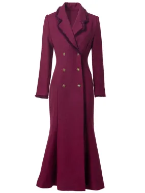 Delaney Double Breasted Tweed Coat