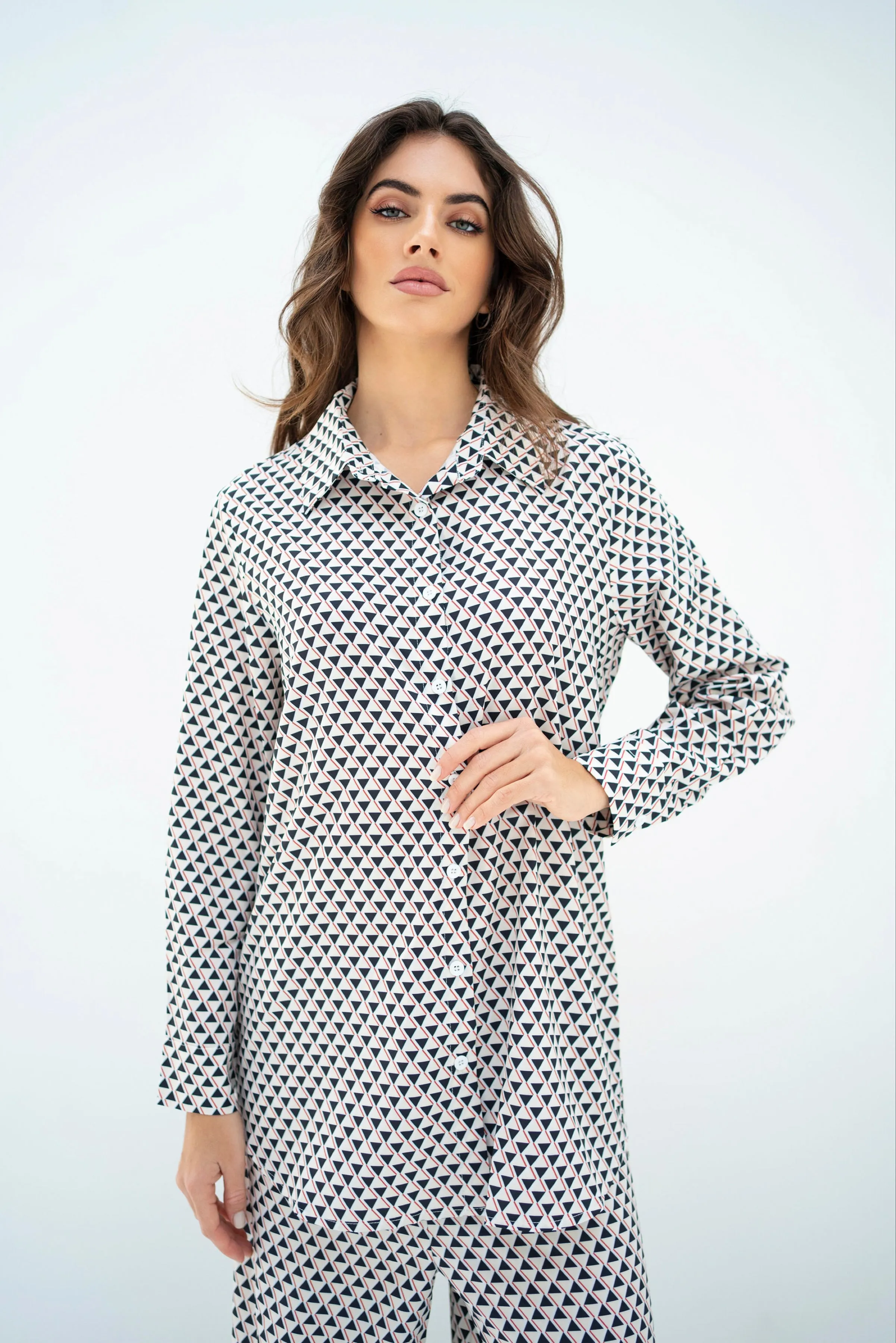 Devin Geometric Patterned Co Ord Set