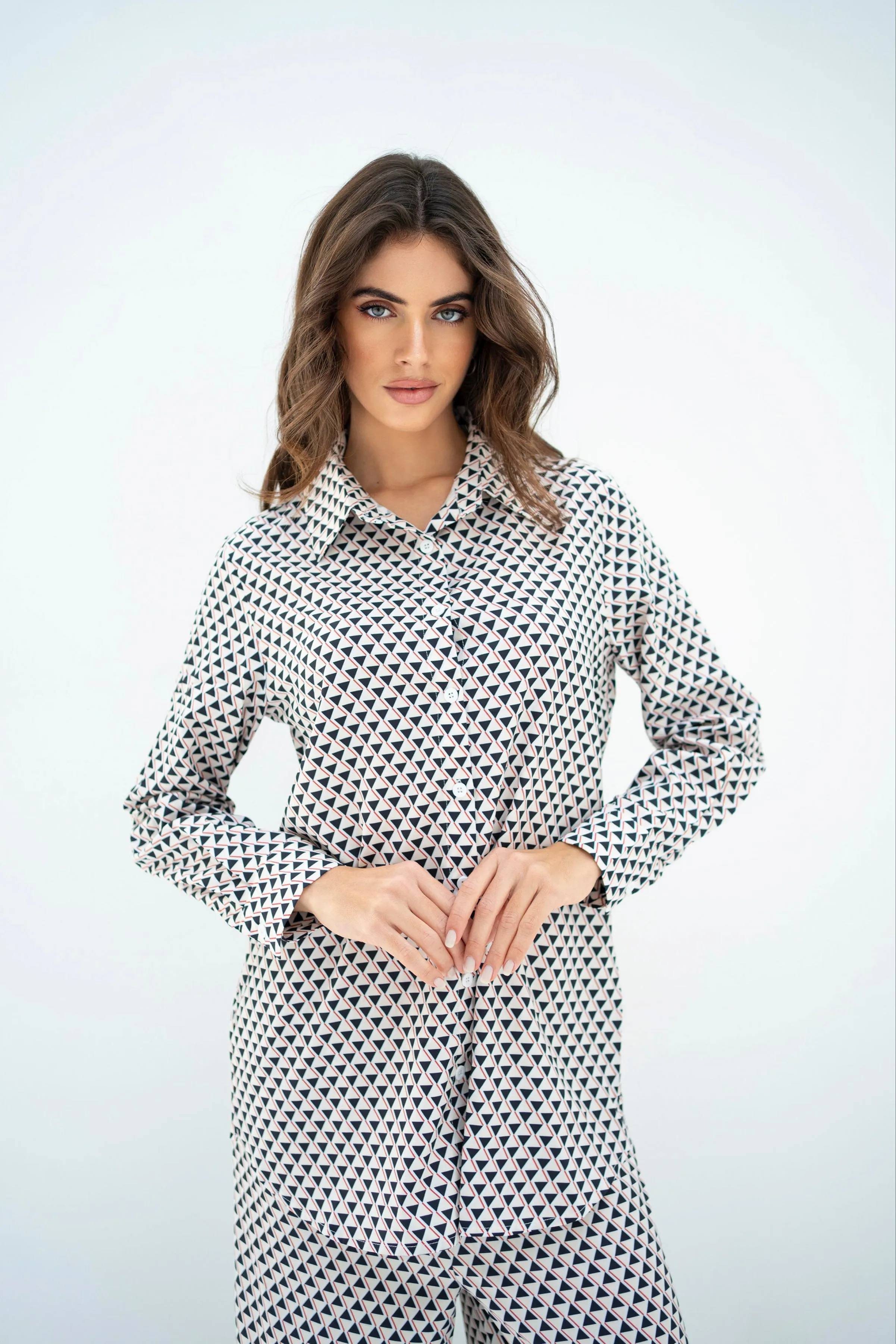 Devin Geometric Patterned Co Ord Set