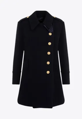 Double-Breasted Coat in Virgin Wool