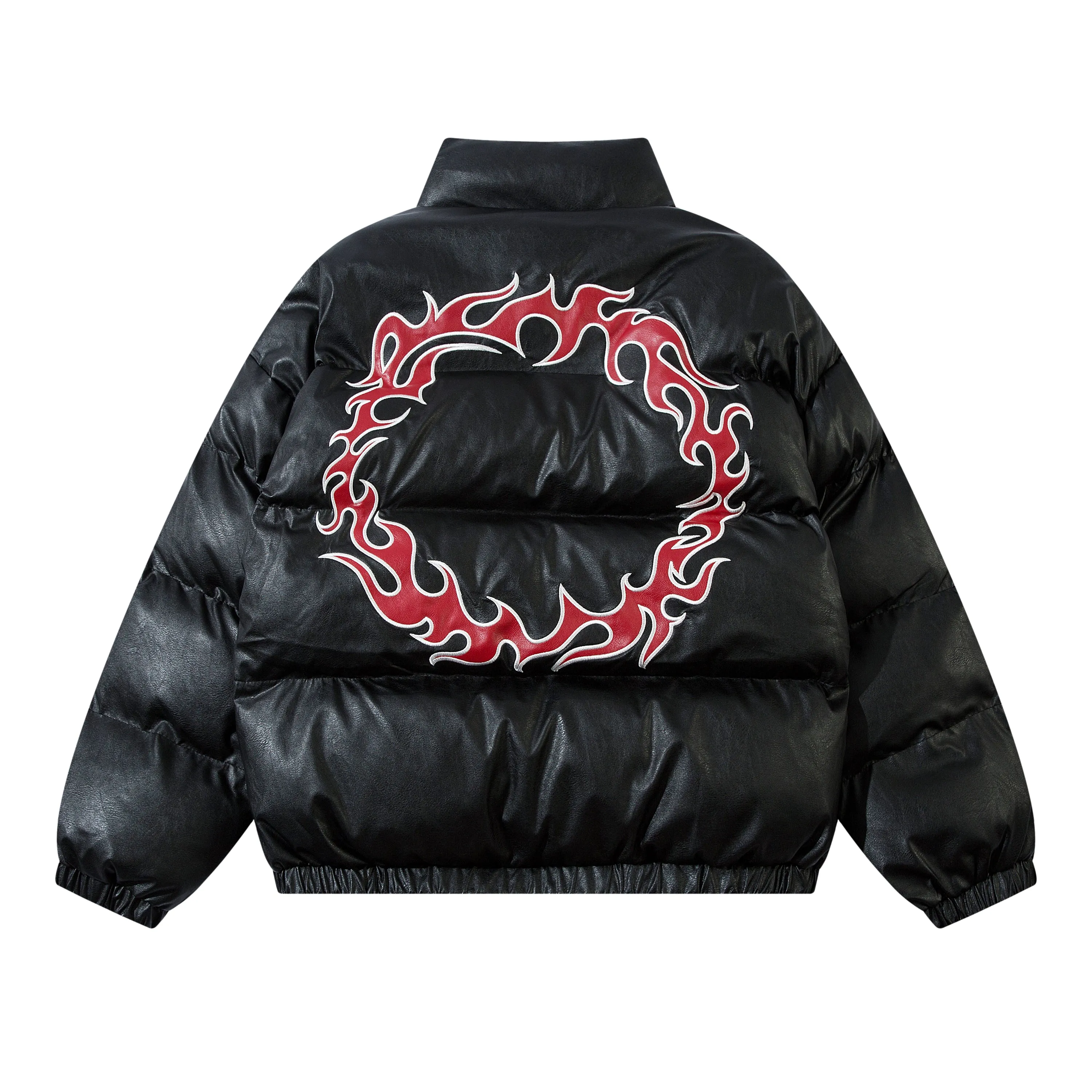 Flame Design | Shiny Graphic Puffer