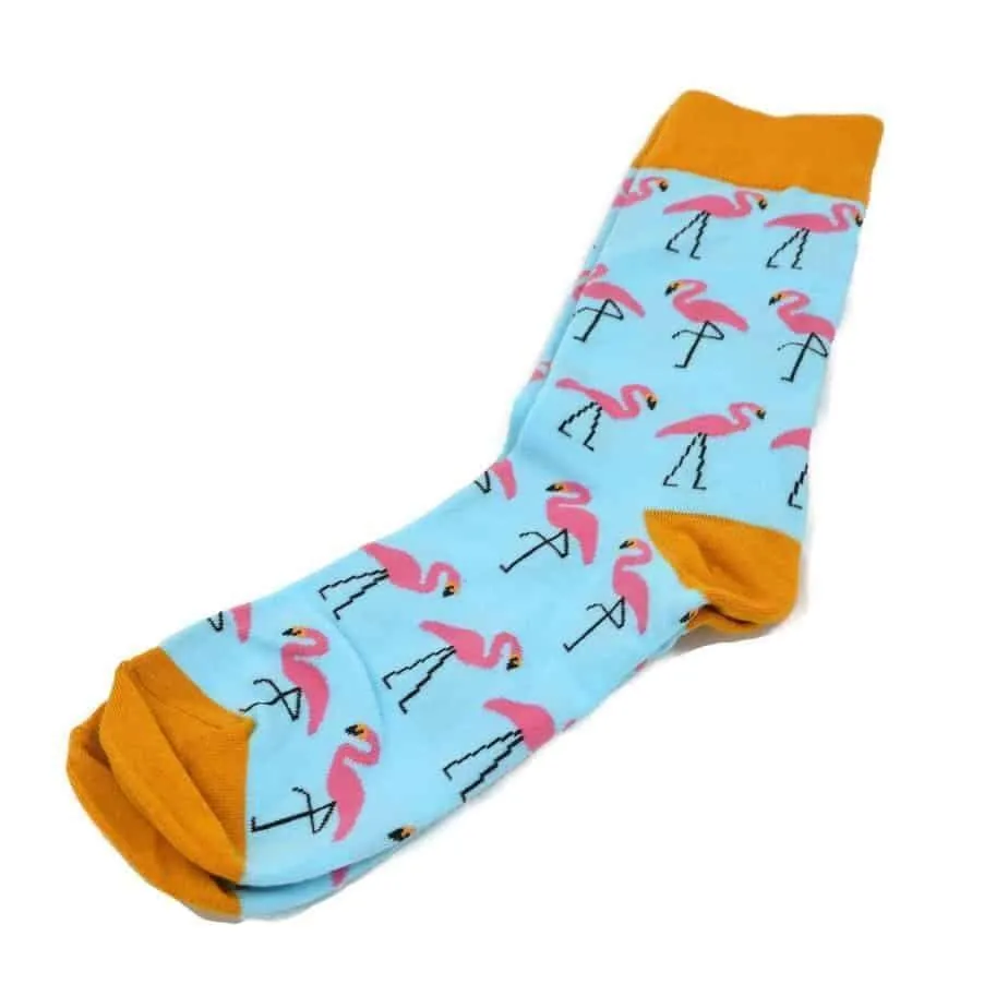 Flamingo Tango Cotton Socks