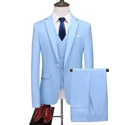 Formal Three Piece Business Suit