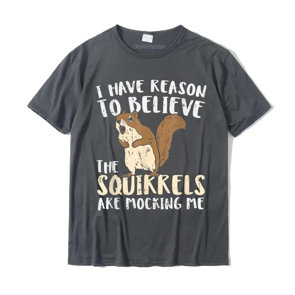 Funny Squirrel Shirts Funny Squirrel Wildlife T-Shirt Tops & Tees Coupons Casual Cotton Men's Top T-Shirts Design