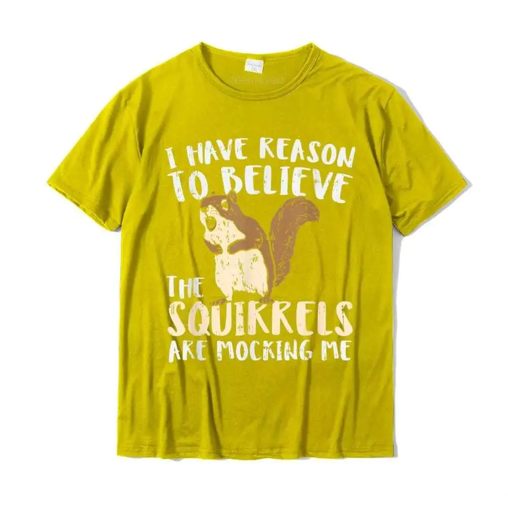 Funny Squirrel Shirts Funny Squirrel Wildlife T-Shirt Tops & Tees Coupons Casual Cotton Men's Top T-Shirts Design