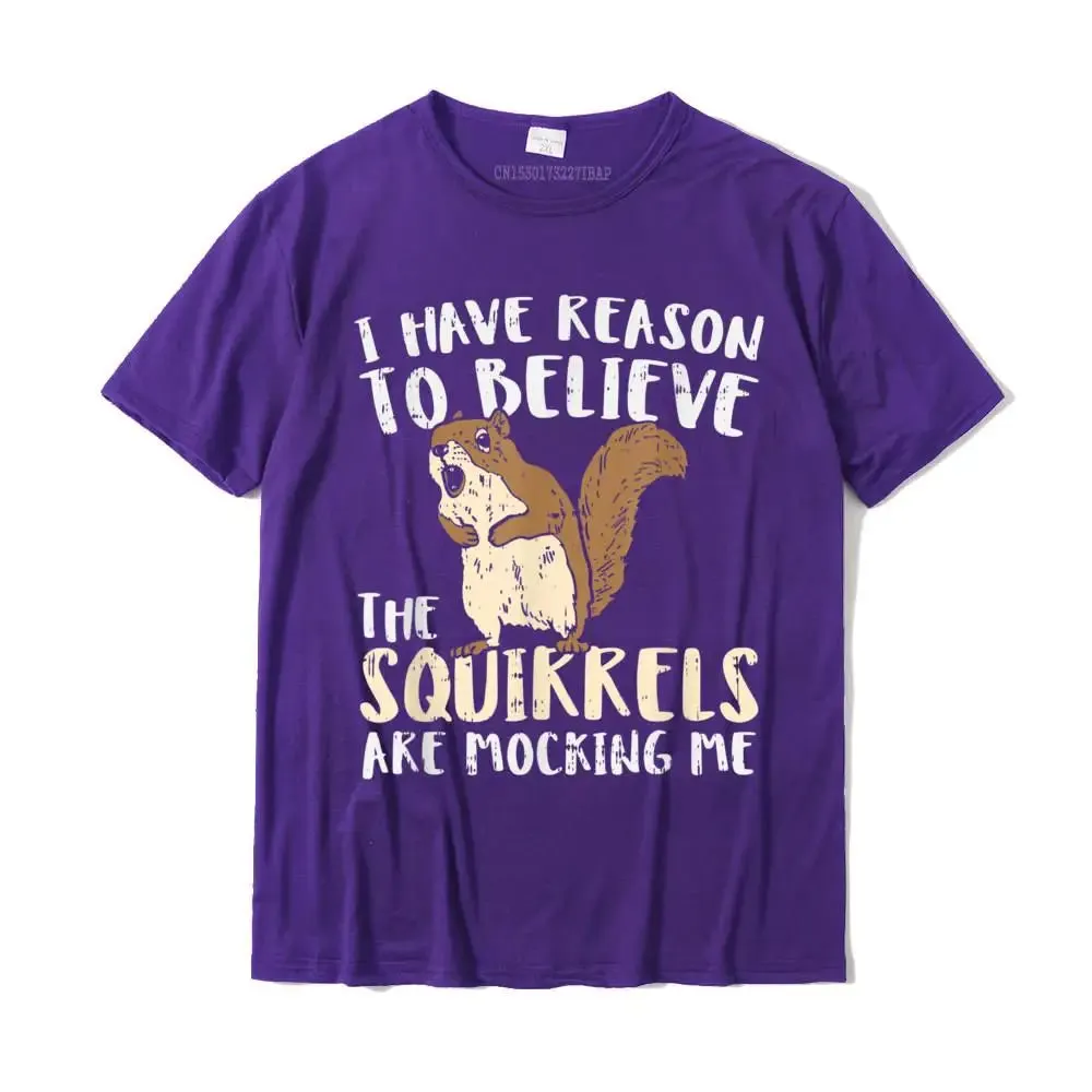 Funny Squirrel Shirts Funny Squirrel Wildlife T-Shirt Tops & Tees Coupons Casual Cotton Men's Top T-Shirts Design