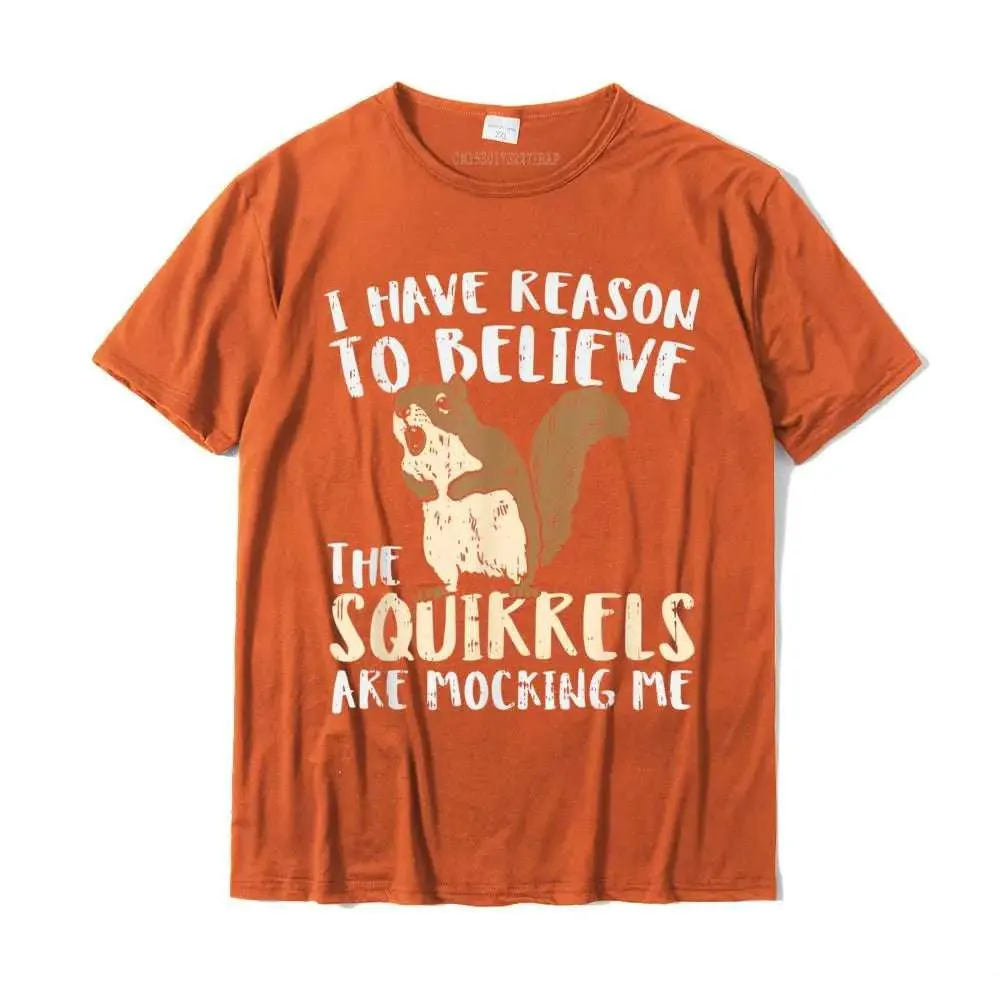 Funny Squirrel Shirts Funny Squirrel Wildlife T-Shirt Tops & Tees Coupons Casual Cotton Men's Top T-Shirts Design