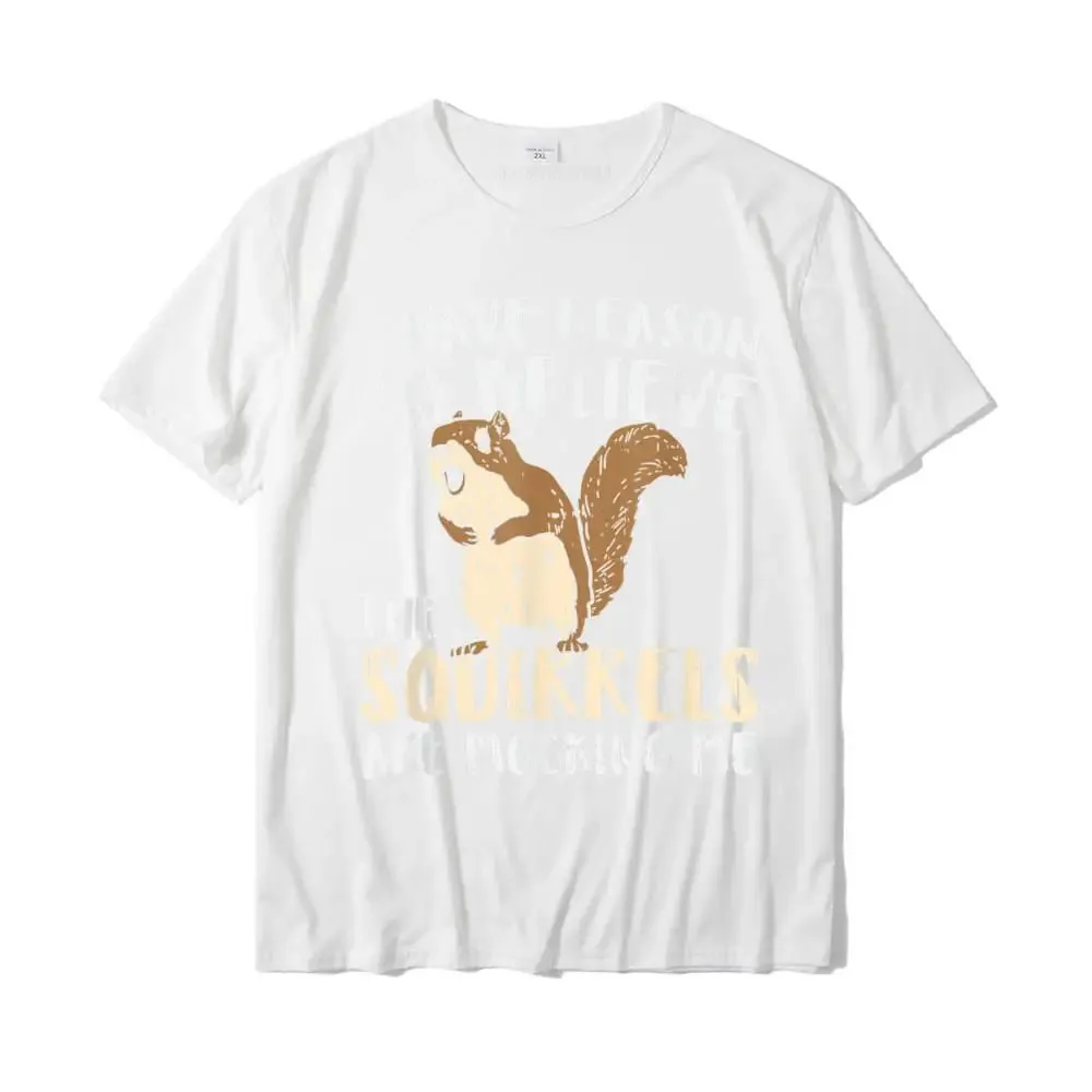 Funny Squirrel Shirts Funny Squirrel Wildlife T-Shirt Tops & Tees Coupons Casual Cotton Men's Top T-Shirts Design