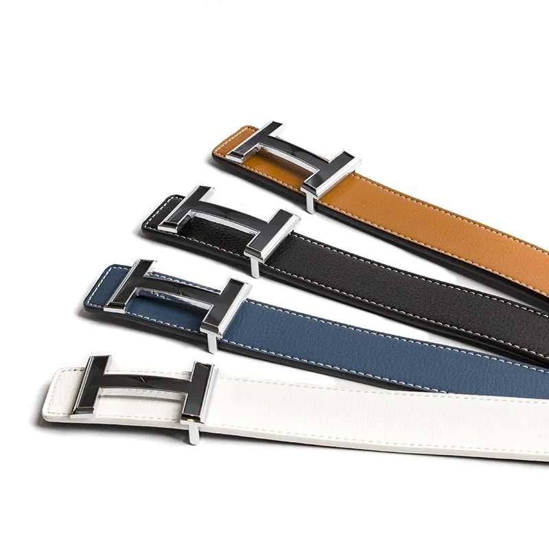 Grande H Leather Belt
