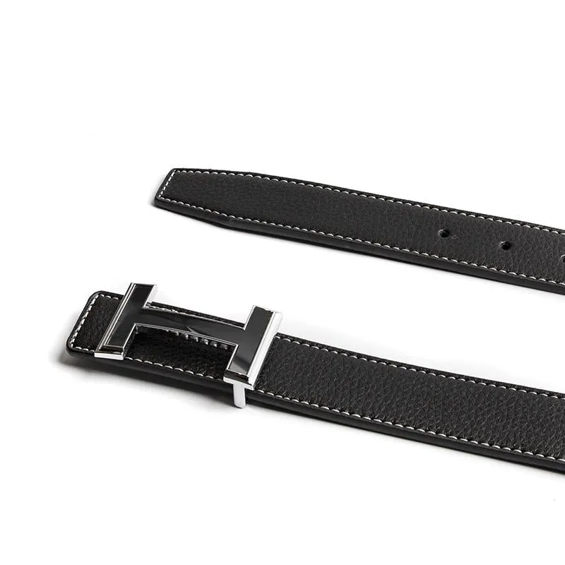 Grande H Leather Belt