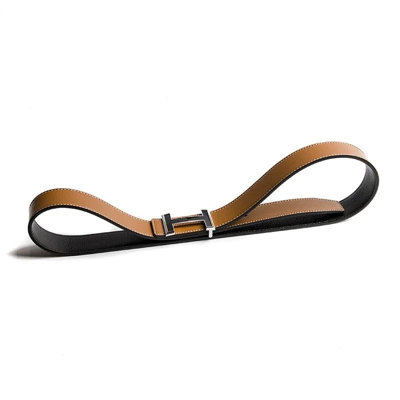 Grande H Leather Belt