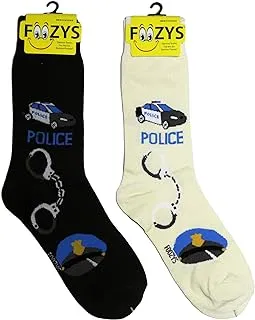 IVORY POLICE MENS SOCKS