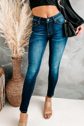 Jodeci Mid Rise Skinny Jean (Dark)