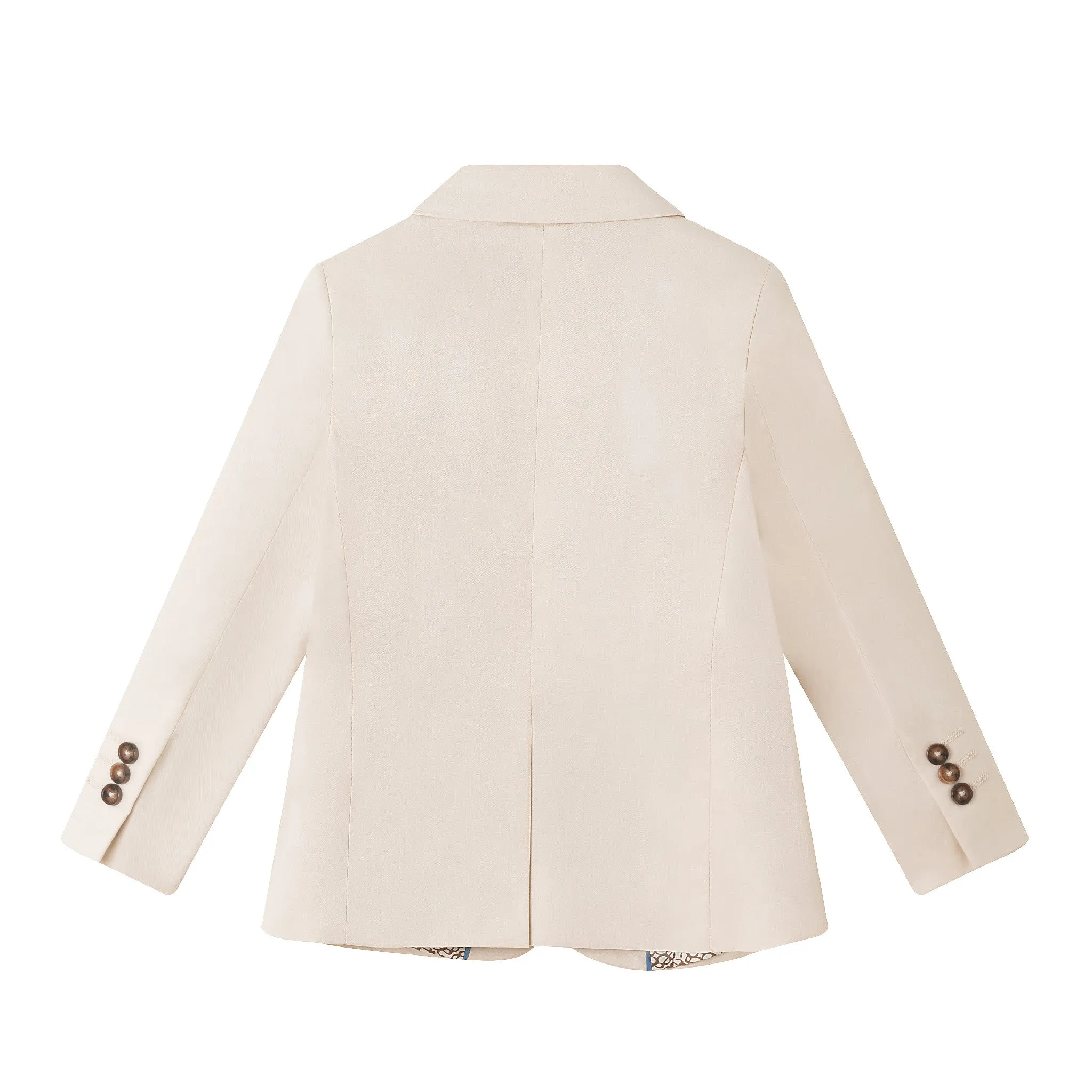 Kids (2-8) Suit Set | Stone
