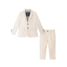 Kids (2-8) Suit Set | Stone