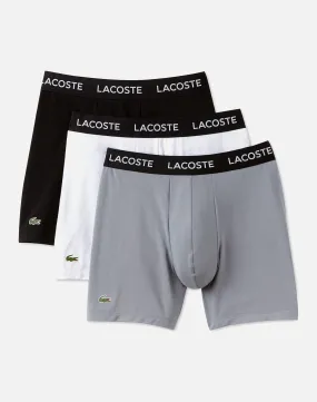 Lacoste 3-PACK SPORT MICROFIBER BOXER BRIEFS