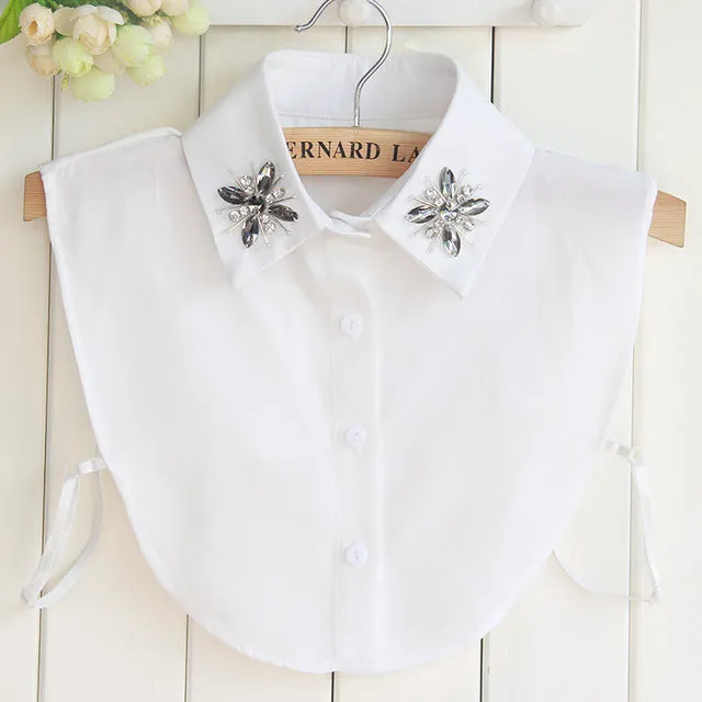 Lotus - Dark Academia Vintage Doll Collar Bib