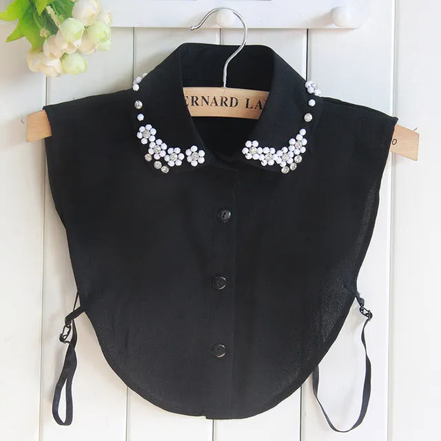 Lotus - Dark Academia Vintage Doll Collar Bib