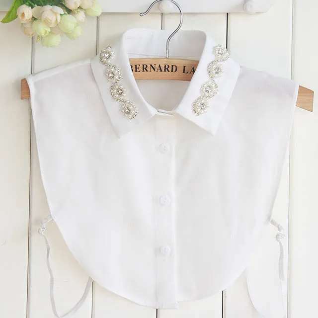 Lotus - Dark Academia Vintage Doll Collar Bib