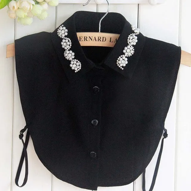 Lotus - Dark Academia Vintage Doll Collar Bib
