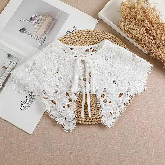 Lotus - Dark Academia Vintage Doll Collar Bib