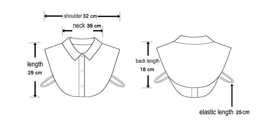 Lotus - Dark Academia Vintage Doll Collar Bib
