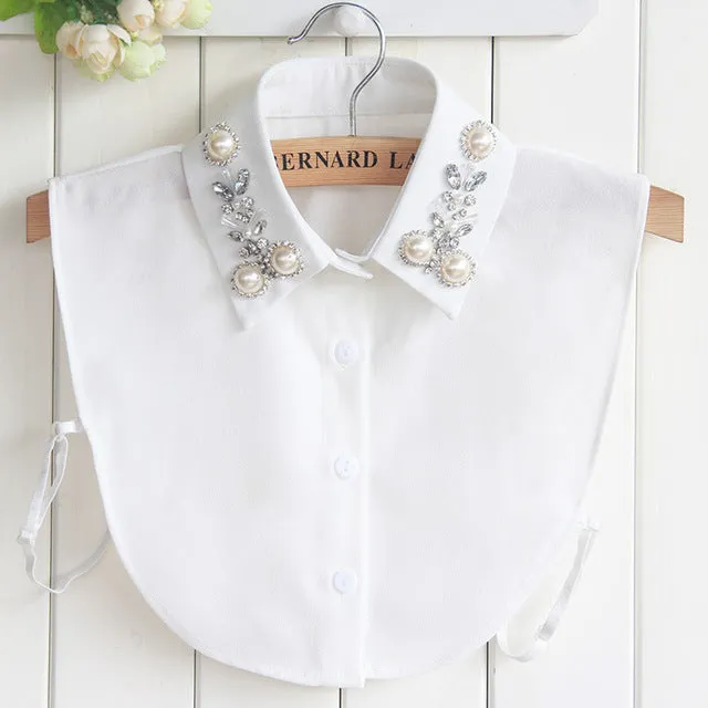 Lotus - Dark Academia Vintage Doll Collar Bib