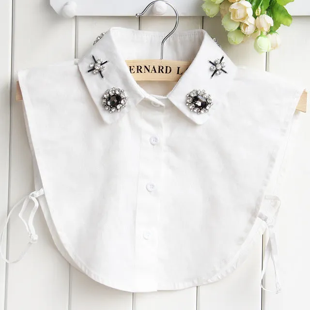 Lotus - Dark Academia Vintage Doll Collar Bib