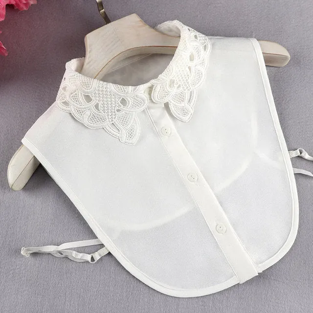 Lotus - Dark Academia Vintage Doll Collar Bib