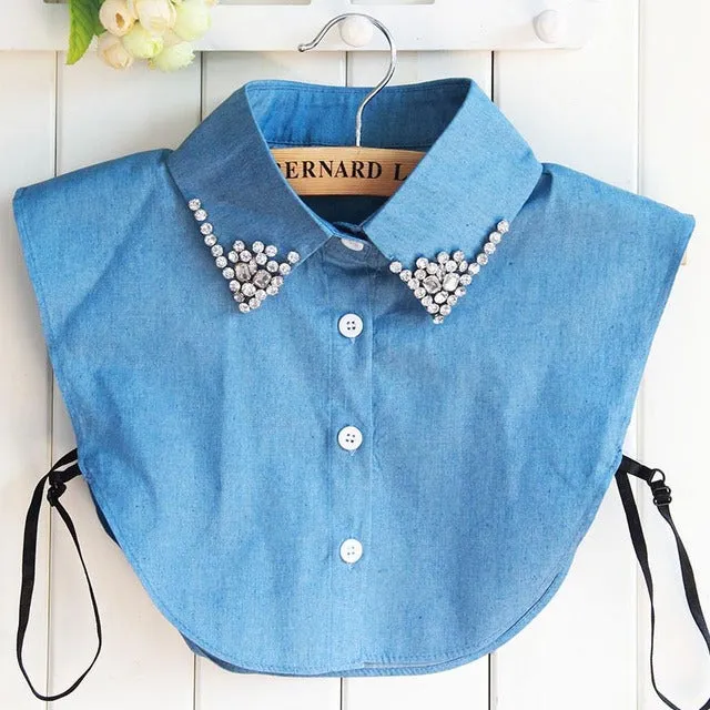 Lotus - Dark Academia Vintage Doll Collar Bib