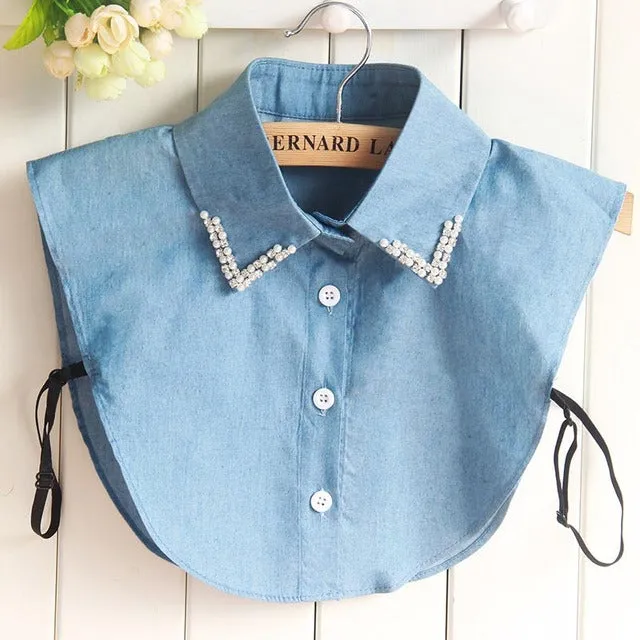 Lotus - Dark Academia Vintage Doll Collar Bib