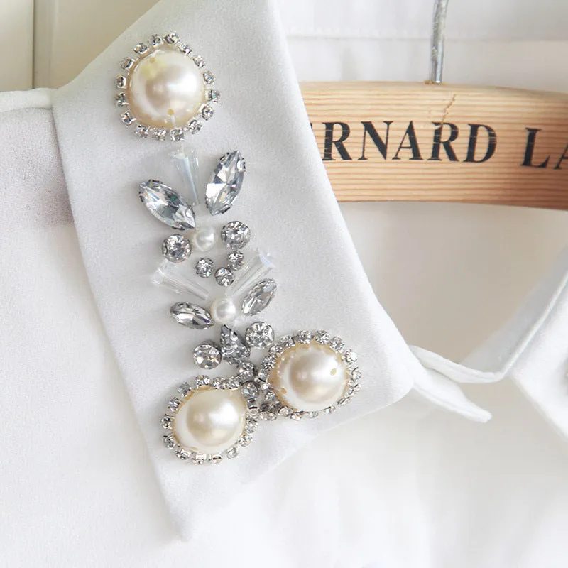 Lotus - Dark Academia Vintage Doll Collar Bib