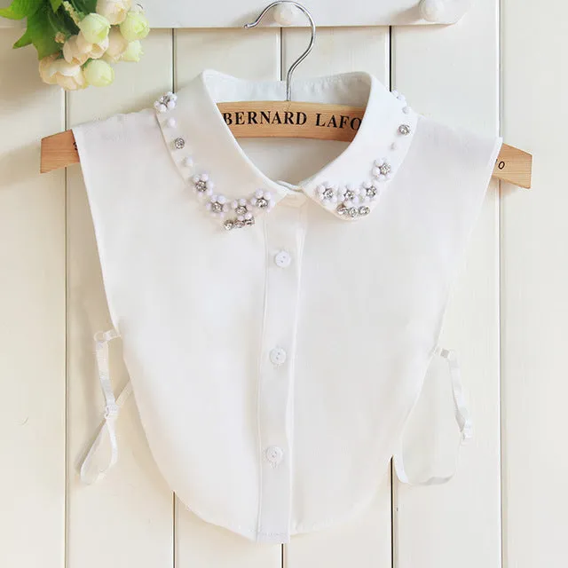 Lotus - Dark Academia Vintage Doll Collar Bib