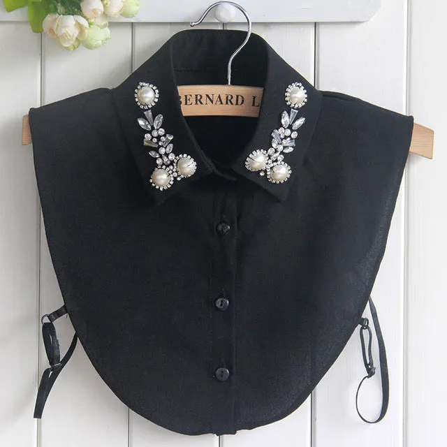 Lotus - Dark Academia Vintage Doll Collar Bib