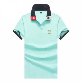 Louis Vuitton Men's Polo shirts-Green